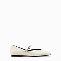 Flats Round Toe Female Ballet Shoes Patent Leather Designer Female Mary Jane Fashion Shoes for Women