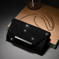 Fashion Elegant Clutch Bag Chain Dinner Bag Bride Bridesmaid Lady Handbag