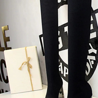 Sexy Slim Over-the-Knee High Heel Knee High Boots Women Long Boots Metal Heel Shoes - Natalia Home Fashion