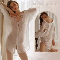 Sexy Nightie Women Suspender Nightdress Backless Split Night Dress Lingerie Nightgown Sleep Tops Satin Pajamas