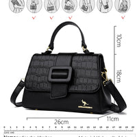 Large Capacity Casual Tote Bag Leather Shoulder Crossbody Bags for Women Designer Handbag