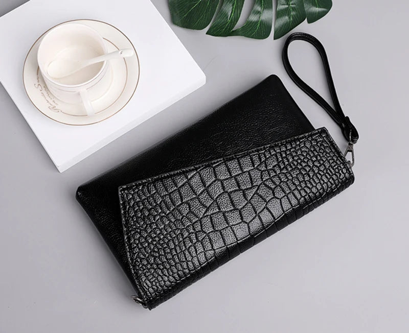Women Flap Messenger Bags Crocodile pattern Design Shoulder Bags PU Leather Lady Fashion Handbags Vintage Crossbody Bag