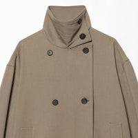 Women Fashion With Belt Double-breasted Trench Coat Women  Office Lady  Long Sleeve Loose Jacket Outerwear Natalia Home Fashion    Natalia Home Fashion
