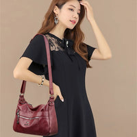 Genuine Brand Leather Sac Luxury Handbags Purses Women Bags Designer Shoulder Crossbody Messenger Bags Female Hand Bag