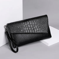 Women Flap Messenger Bags Crocodile pattern Design Shoulder Bags PU Leather Lady Fashion Handbags Vintage Crossbody Bag