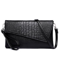 Women Flap Messenger Bags Crocodile pattern Design Shoulder Bags PU Leather Lady Fashion Handbags Vintage Crossbody Bag