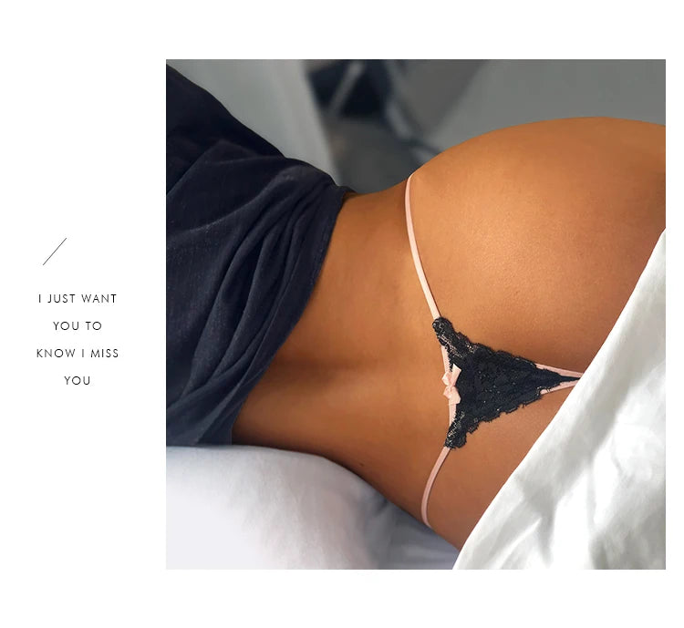 Lace Girls G string Sexy Panties Women Underwear Briefs Hollow Out Thong High Quality Seamless Underpants Lingerie Intimates