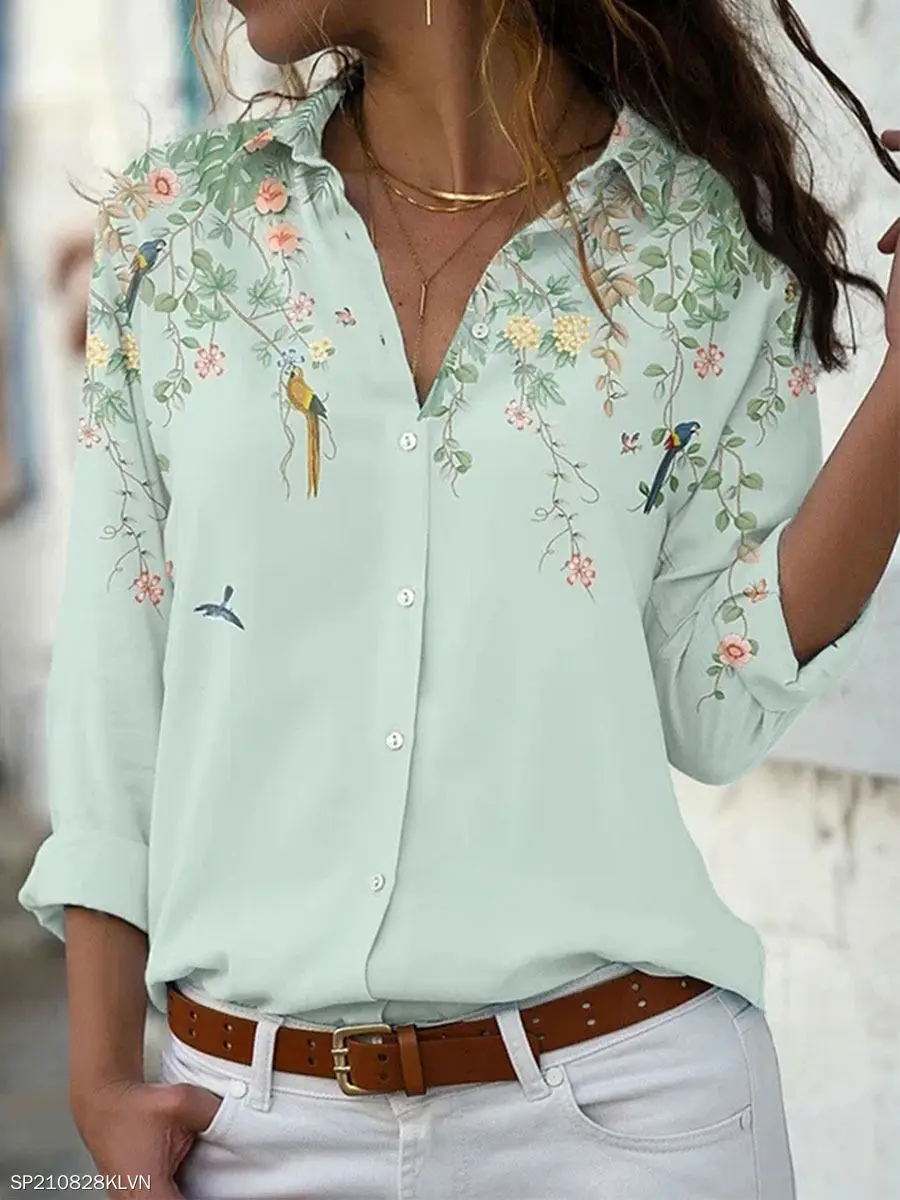 Elegant Fashion Women Shirt Loose Long Sleeve Shirt Women Casual Women Tops.