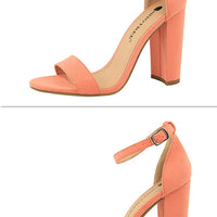 Sexy High Heels Women Pumps Comfort Women Shoes Block Heels Ladies Shoes Buckle Women Heels Female Shoes Women Sandals