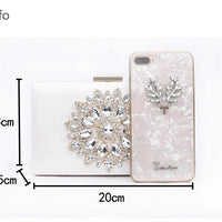 Women Clutch Bag Wedding Clutch Purse Bridal Evening Crystal Summer Bags for Women Luxury Small Crossbody Bags