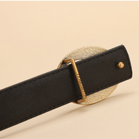 Women's Genuine Leather Belt Fashion Women's Belt Trendy  Cowhide Trendy Belt