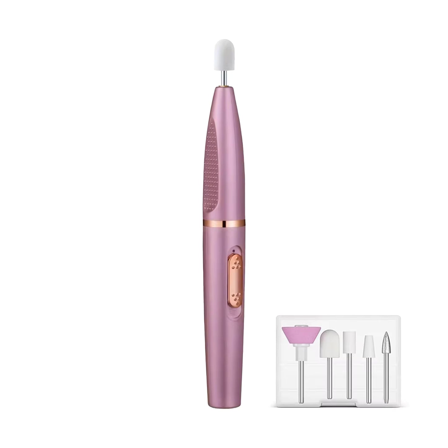 Rechargeable Electric Nail File for Beginner, Portable Electric Nail Drill for Home Manicure