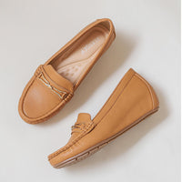 Leather Shoes Woman Slip On Women Flats Moccasins Women's Loafers Mother Shoe