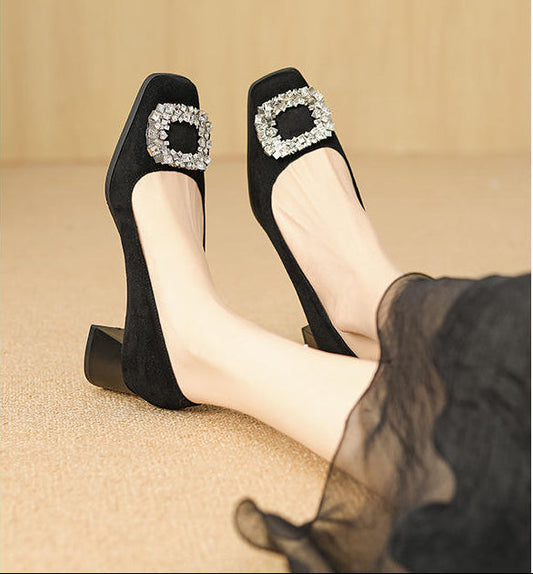 Women's High Heels Dress Shoes Trendy Fashion Elegant High Quality Formal Office Work Shoes Pumps Heeled Sandals for Women Natalia Home Fashion    Natalia Home Fashion