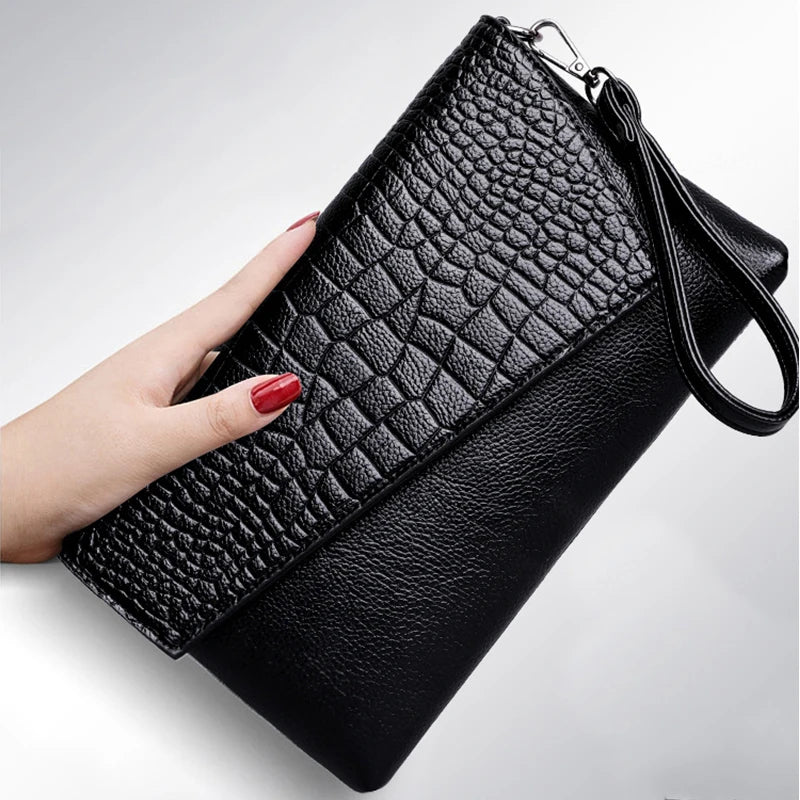 Women Flap Messenger Bags Crocodile pattern Design Shoulder Bags PU Leather Lady Fashion Handbags Vintage Crossbody Bag