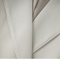 Women's Elegant Long coat Design Solid Color Suit Jacket, Elevated Fashion Feminine Fine Fabric Business Casual Natalia Home Fashion    Natalia Home Fashion