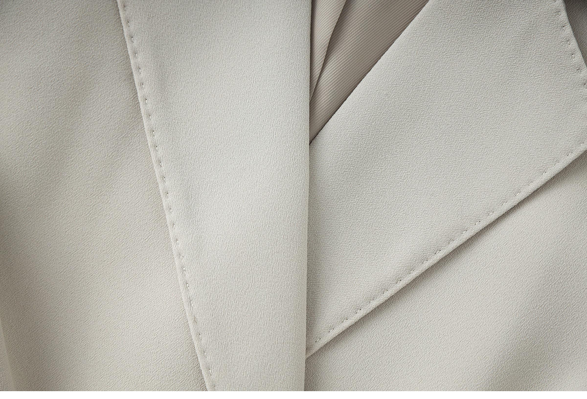 Women's Elegant Long coat Design Solid Color Suit Jacket, Elevated Fashion Feminine Fine Fabric Business Casual Natalia Home Fashion    Natalia Home Fashion