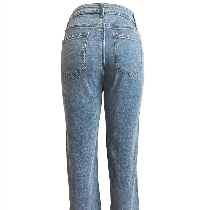 Women Vintage Cutout Hollow Out Criss Cross Straight Denim Fashion  High Waist Wide Leg Jeans Trousers Natalia Home Fashion    Natalia Home Fashion