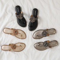 Women's Sandals Summer Slippers Casual Beach Footwear Water Diamond open Toe  Flats