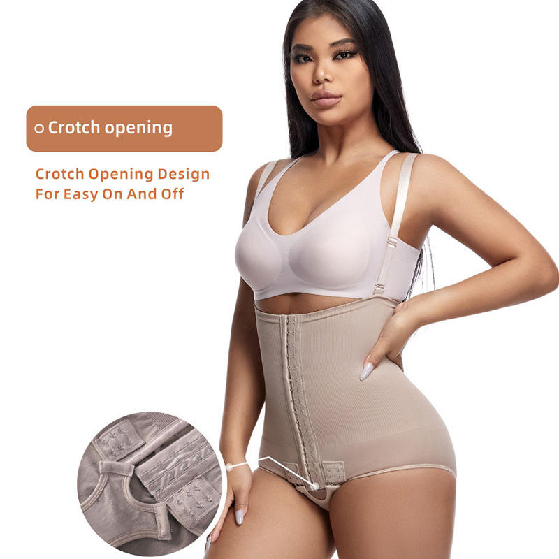 Women Shapewear Bodysuit High Waist Trainer Girdle Shorts Tummy Control Panties Body Shaper Butt Lifter Compression Underwear
