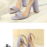 Sexy High Heels Women Pumps Comfort Women Shoes Block Heels Ladies Shoes Buckle Women Heels Female Shoes Women Sandals
