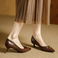 Effortless Elegance in Every Step kitten Heels Women's Shoes Thin Heel Strap