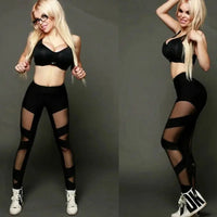 High Waist Mesh Women Leggings Fitness Breathable Hips Push Up Yoga Pants Women Quick Dry Sportswear Sexy Yoga Pants Natalia Home Fashion    Natalia Home Fashion