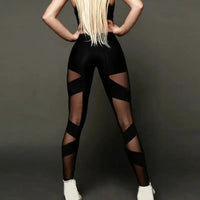 High Waist Mesh Women Leggings Fitness Breathable Hips Push Up Yoga Pants Women Quick Dry Sportswear Sexy Yoga Pants Natalia Home Fashion    Natalia Home Fashion