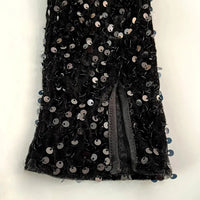 Holiday Evening Party Dress Women New Elegant Sparkling Long Sleeve Dress Christmas Shiny Sequin Mini Dress My Store