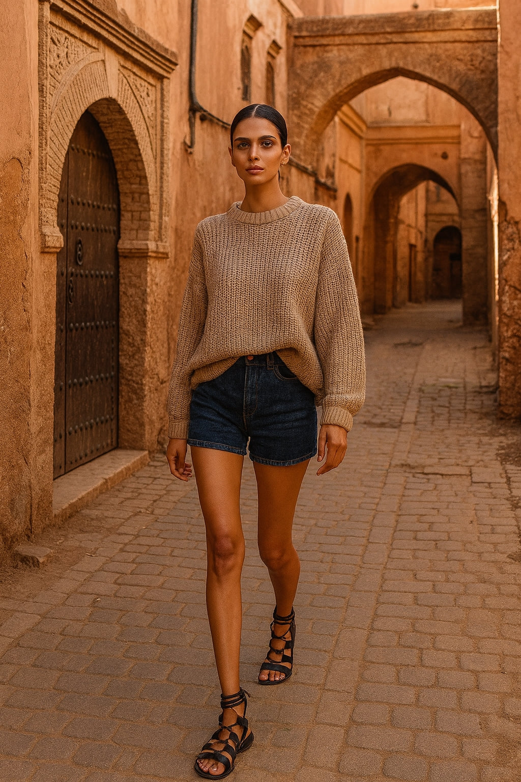 Women Solid Thick Knitted Sweater Long Sleeve Oversized Sweater Female Casual O-Neck Loose Pullovers Sweater