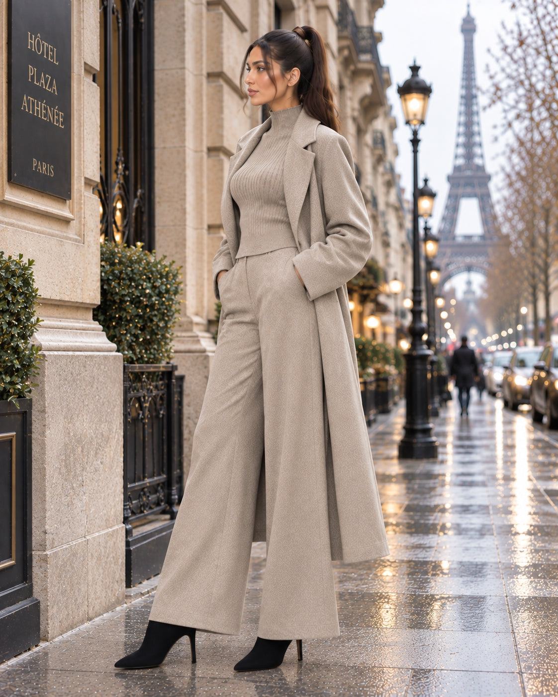 3 Piece Women Cardigan Fashion Knitted Pant Set Ladies Sweater Suit Vintage Fashion Ladies Natalia Home Fashion    Natalia Home Fashion