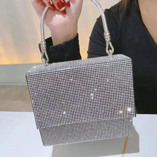 Lady Party Luxury Tote and Handbag Crystal Purse Clutch Bags Wholesale Women Wedding Hand Evening Bag My Store
