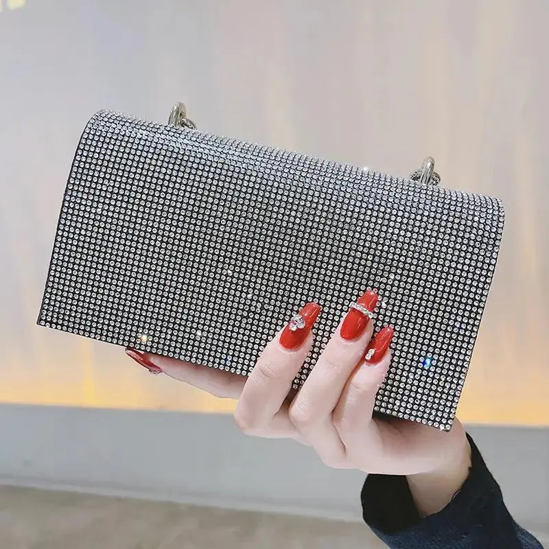Lady Party Luxury Tote and Handbag Crystal Purse Clutch Bags Wholesale Women Wedding Hand Evening Bag My Store