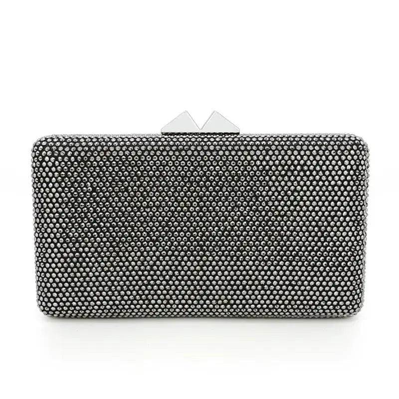 Large Boxed Crystal Evening Bags Wedding Ladies Clutch Party Rhinestones Purses and Handbags My Store