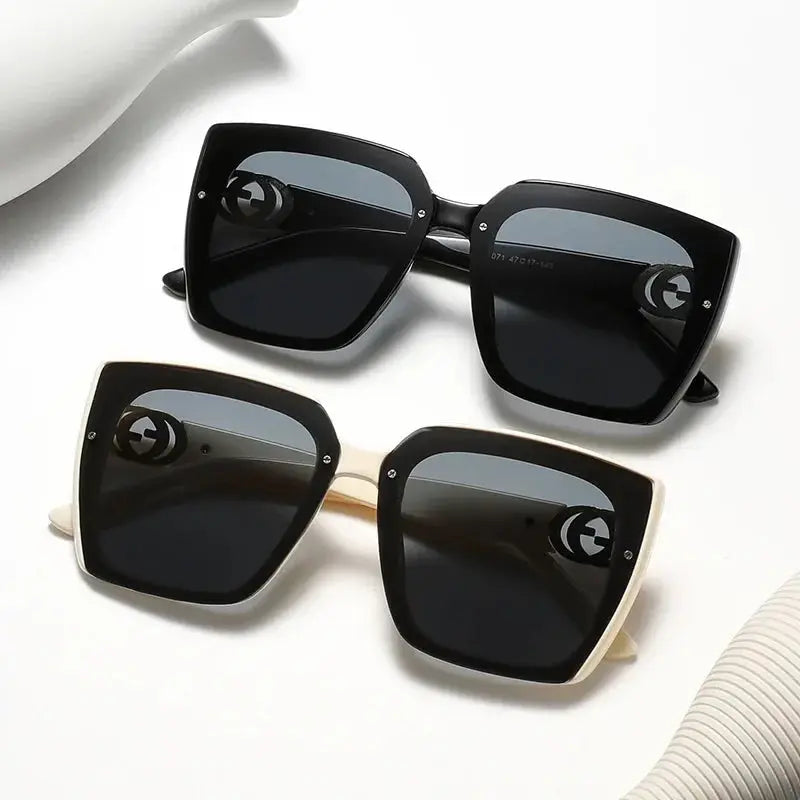 Large Frame Square Sunglasses Women's Brand Designer Fashion Sun Glasses Women Outdoor Travel Eyewear Natalia Home Fashion    Natalia Home Fashion