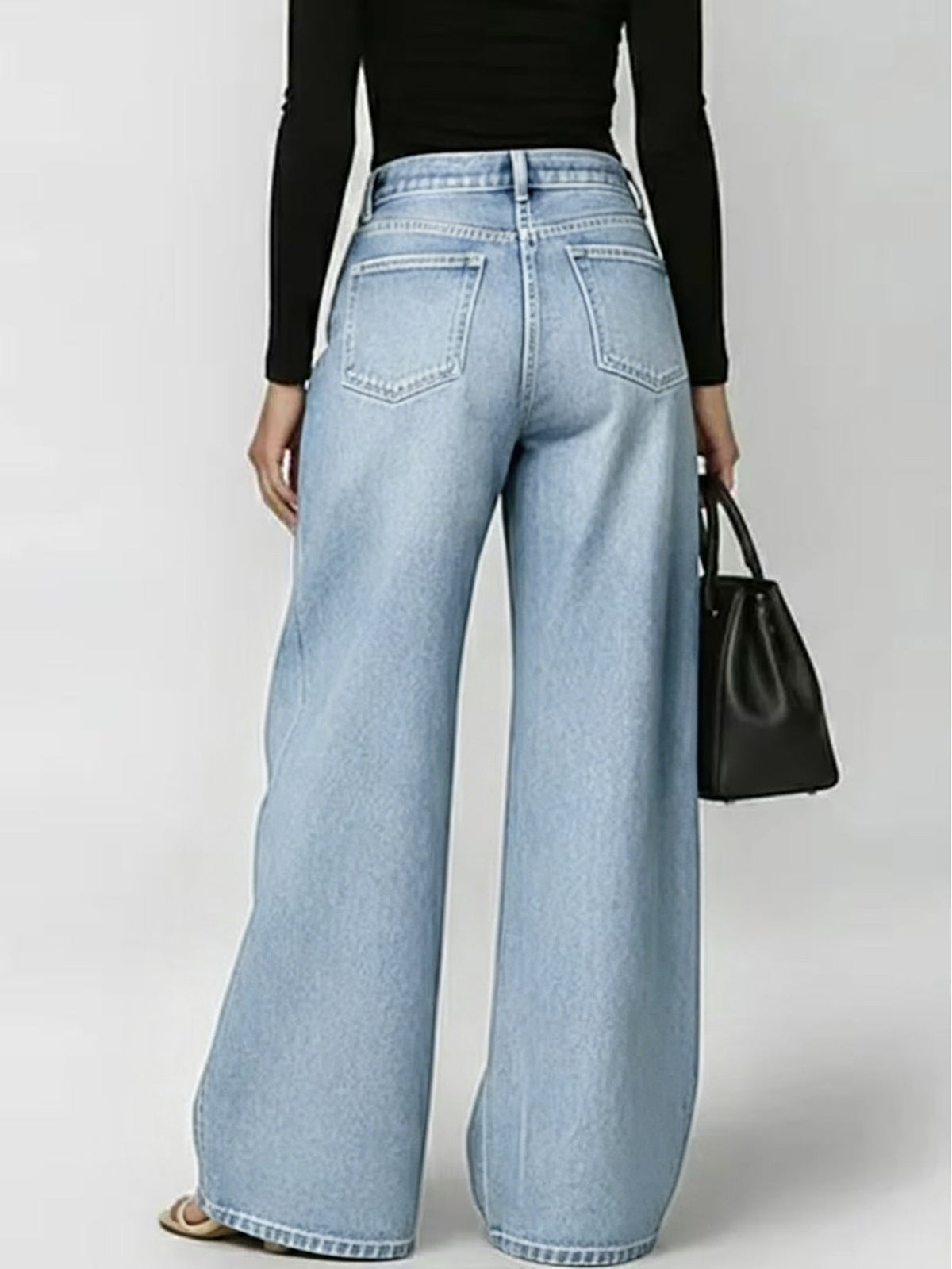 Women Straight Pants Jeans Long Length Tassels Trousers Stretch Mid Waist Washed Streetwear Denims Vintage Distressed Natalia Home Fashion    Natalia Home Fashion