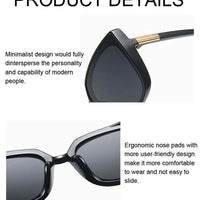 Luxury Brand Designer Cat Eye Sunglasses Woman Vintage Black Mirror Sun Glasses For Fashion Big Frame Cool Sexy Female Natalia Home Fashion    Natalia Home Fashion