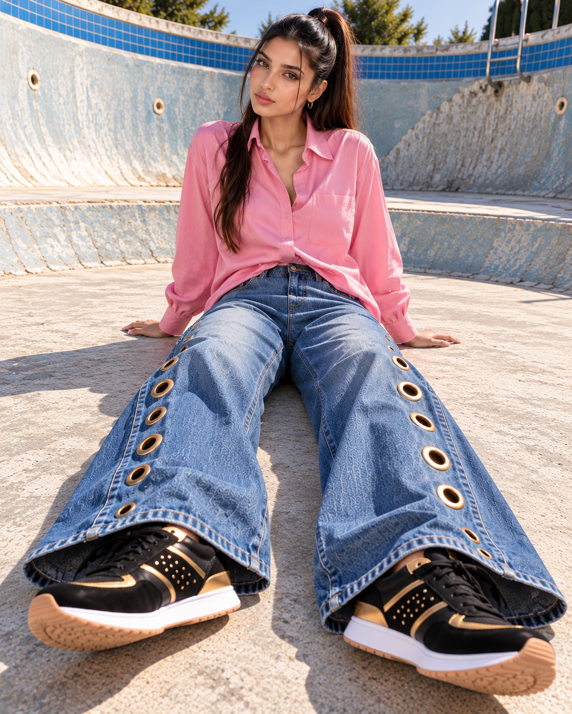 Women Straight Pants Jeans Long Length Tassels Trousers Stretch Mid Waist Washed Streetwear Denims Vintage Distressed Natalia Home Fashion    Natalia Home Fashion