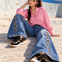 Women Straight Pants Jeans Long Length Tassels Trousers Stretch Mid Waist Washed Streetwear Denims Vintage Distressed Natalia Home Fashion    Natalia Home Fashion