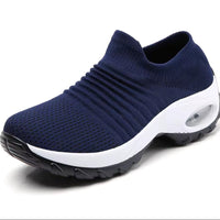 Women Sport Shoes Thick Sole Shoes Ladies  walking Fitness