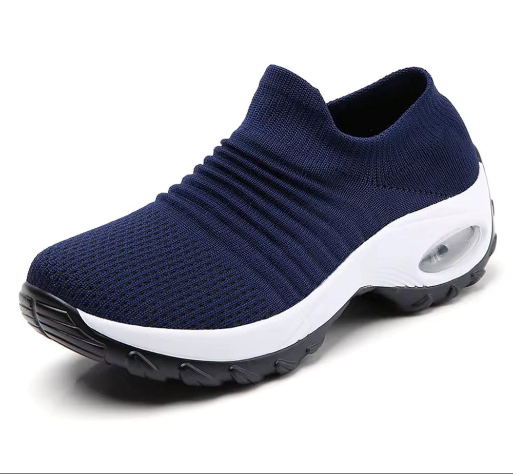 Women Sport Shoes Thick Sole Shoes Ladies  walking Fitness