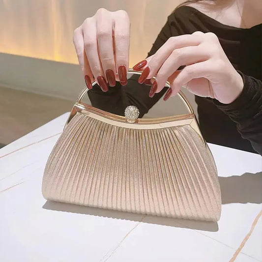 New Rhinestone Handbag Purse Silver Clutch Purses For Women,Evening Shoulder Diamond Purse Bling Crystal Bag My Store