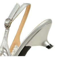 Mesh breathable Women Pumps Fashion Kitten heels 3 CM Hollow out and back strap Sandals Women Shoes