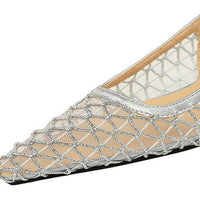 Mesh breathable Women Pumps Fashion Kitten heels 3 CM Hollow out and back strap Sandals Women Shoes