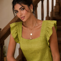 Casual Blouses For Women Fashion Shirts Elegant Sweet Loose Ruffles Sleeve Female Tops