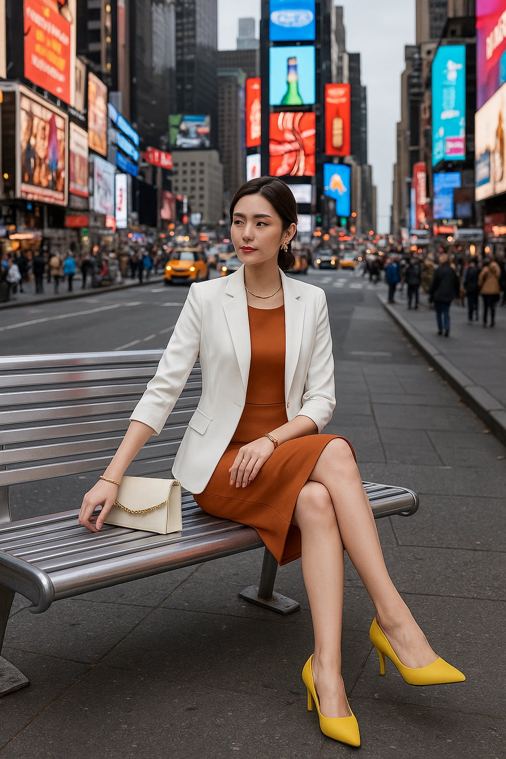 High Quality Women's Two Piece Set Office Work Dress Sleeveless Jacket Short Outerwear Fashionable And Comfortable for Office