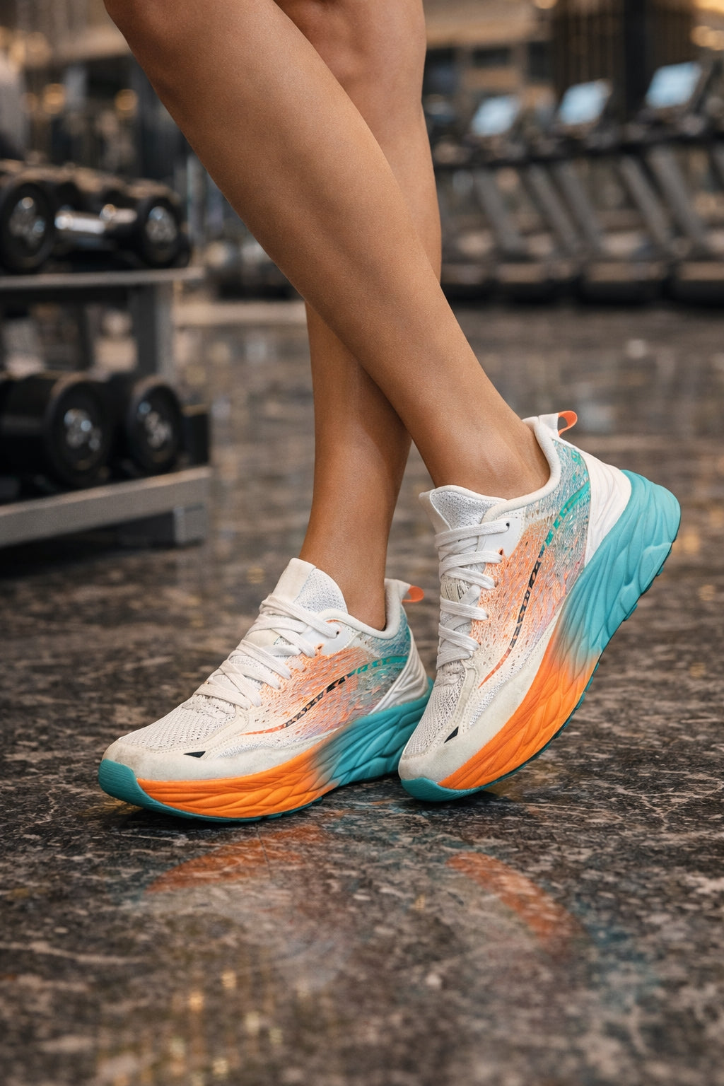 Breathable Lightweight Running Shoes Shock Absorption Women Fitness Exercise Sports Shoes for Women
