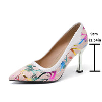 Holographic Pointed Toe High Heel Pumps For Women 9CM Thin Heel Evening Party Wedding Office Ladies Dress Shoes Natalia Home Fashion    Natalia Home Fashion