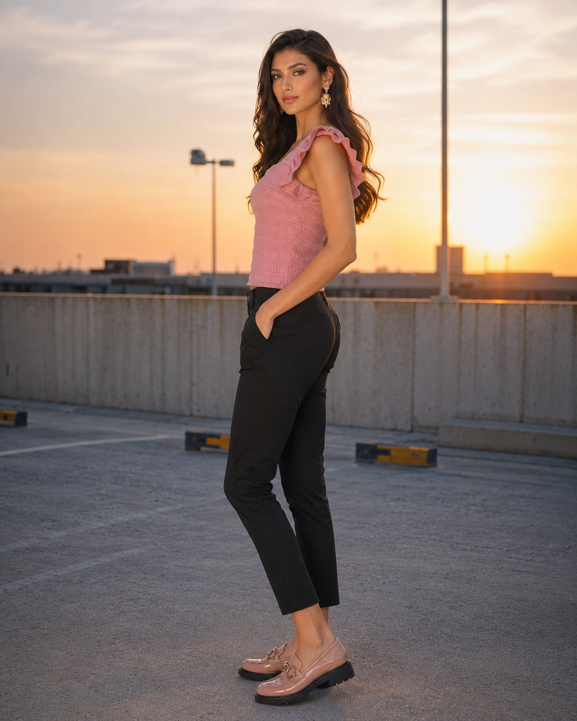 Casual Blouses For Women Fashion Shirts Elegant Sweet Loose Ruffles Sleeve Female Tops