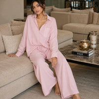 Cotton and Linen Shirt Suit High Waist Loose Trousers Elegant Women Sets Two Piece Set for Women Natalia Home Fashion    Natalia Home Fashion
